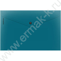 Папка-конверт на кнопке А4 Soft Reef /непрозрачая, ассорти | Фото 5