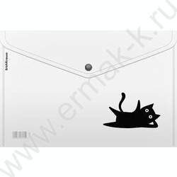 Папка-конверт на кнопке А4 Clear Cat | Фото 1