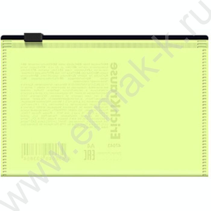Папка-конверт на молнии Card Size Zip Fizzy Neon /ассорти | Фото 4
