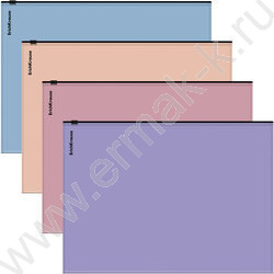 Папка-конверт на молнии А4 Zip Soft Manga /непрозрачный, ассорти | Фото 1