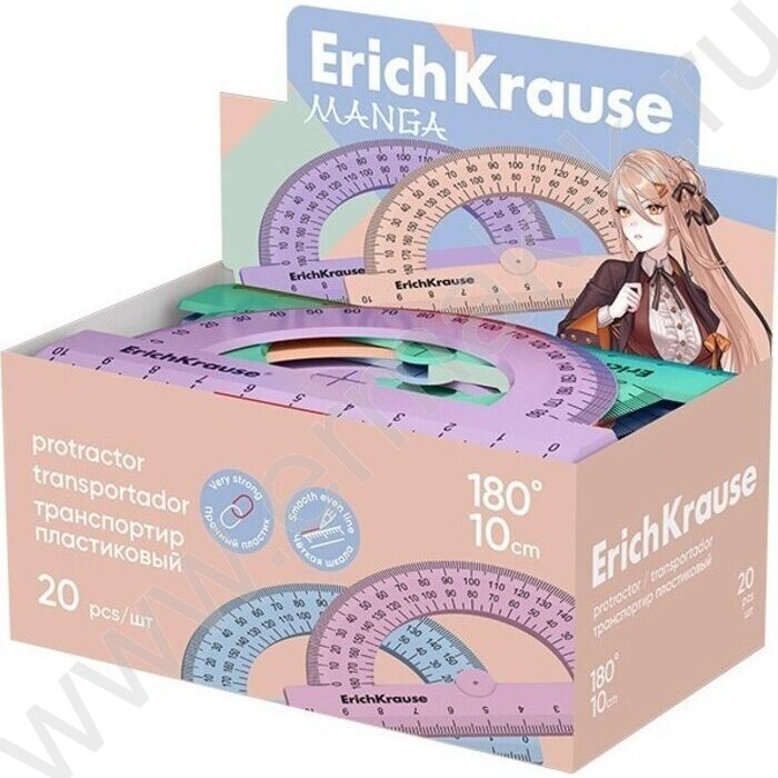 Транспортир 180*10см Manga /ассорти /коробка-дисплей | Фото 2