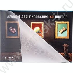 Альбом д/рисования пл.обл. 40л "Узнай себя!-(Lucia Heffernan)" /тиснение/ | Фото 6