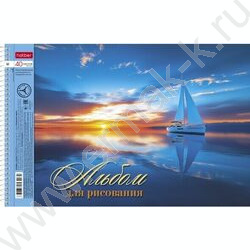 Альбом д/рисования-спираль 40л "Ассорти- Выпуск №4" /перфорация/ 4вида | Фото 2