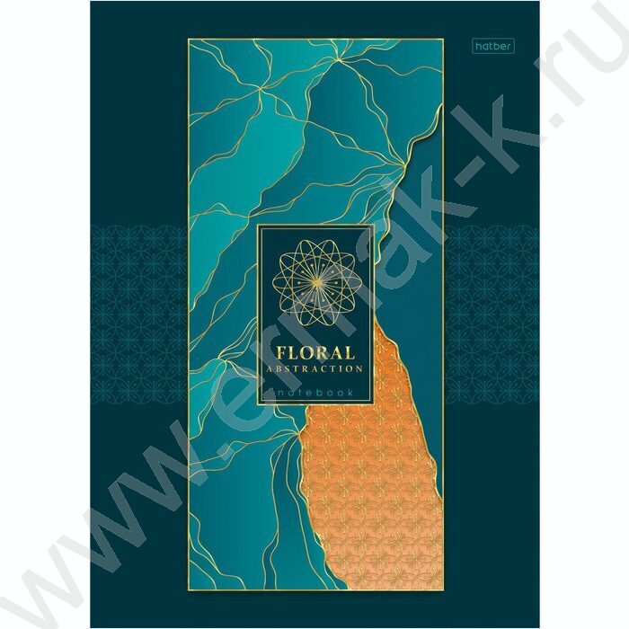 Бизнес-блокнот  80л А4 5-цв.блок/тв.обл /3D фольга /мат. лам. "Абстракция" | Фото 1