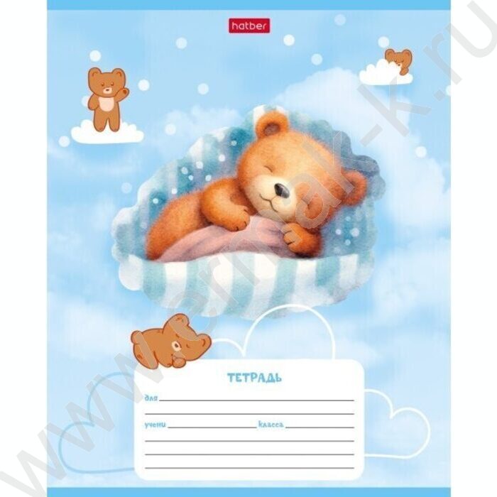 Тетрадь  12л клетка крупная "Спят усталые игрушки" 5видов | Фото 4