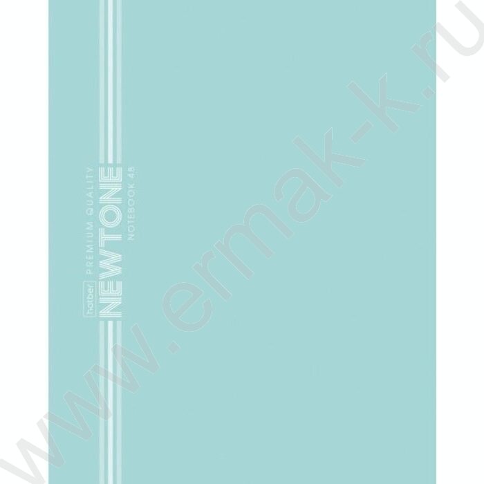 Тетрадь  48л линейка "NEWtone PASTEL Зеленый нефрит" /ламинация Soft-touch/ | Фото 1