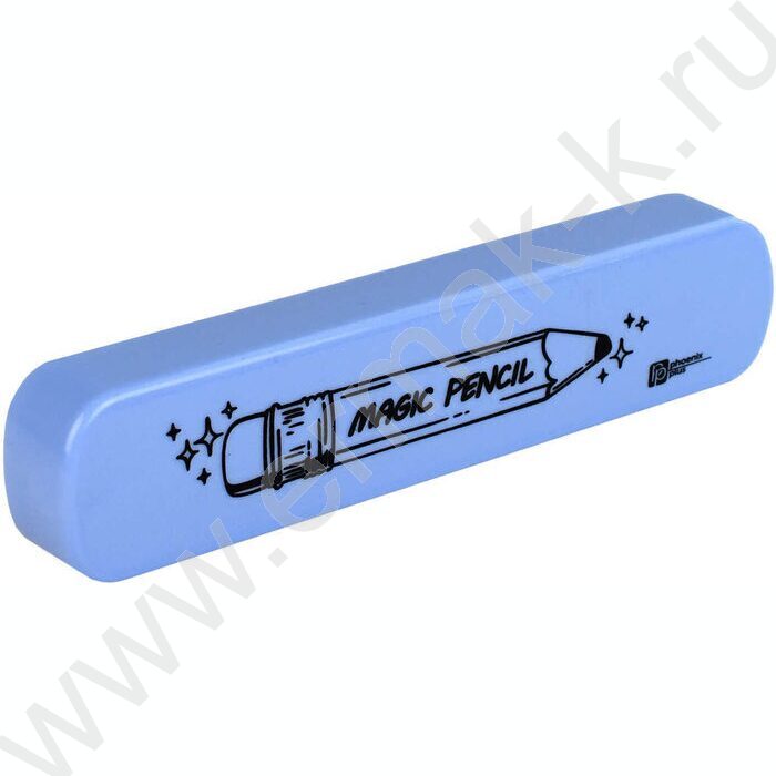 Пенал школьный полипропилен молния "Волшебный карандаш" шелкография | Фото 1