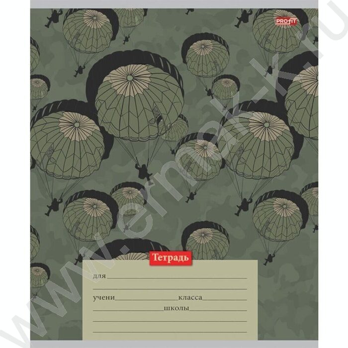 Тетрадь  12л клетка "Милитари паттерн" 5видов | Фото 3