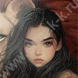 Тетрадь  96л клетка "Девушки и дикие кошачьи" /глиттер/ ассорти | Фото 7