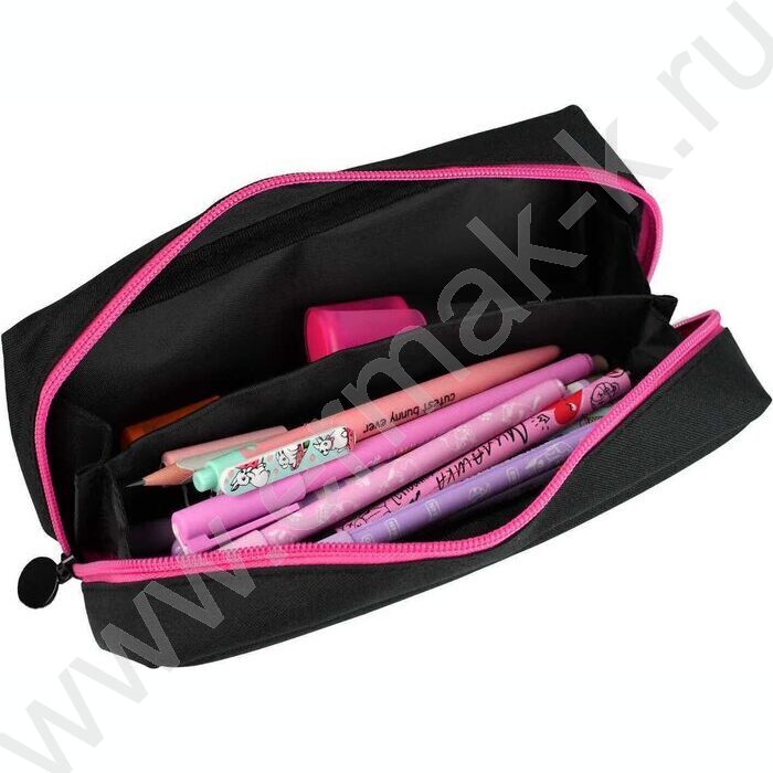 Пенал школьный полиэстер молния "Бери,что нужно" шелкография | Фото 5