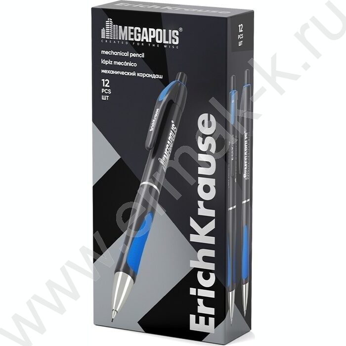 Карандаш механический 0,9мм НВ MEGAPOLIS Concept | Фото 2