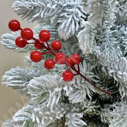 Ветвь  21см. /красная, 9-184 NEW | Фото 3