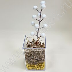 Ветвь  21см. /белая, 9-185 NEW | Фото 2