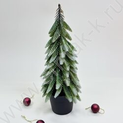 Елка припорошенная золотом H=34см., 9-188 NEW | Фото 3