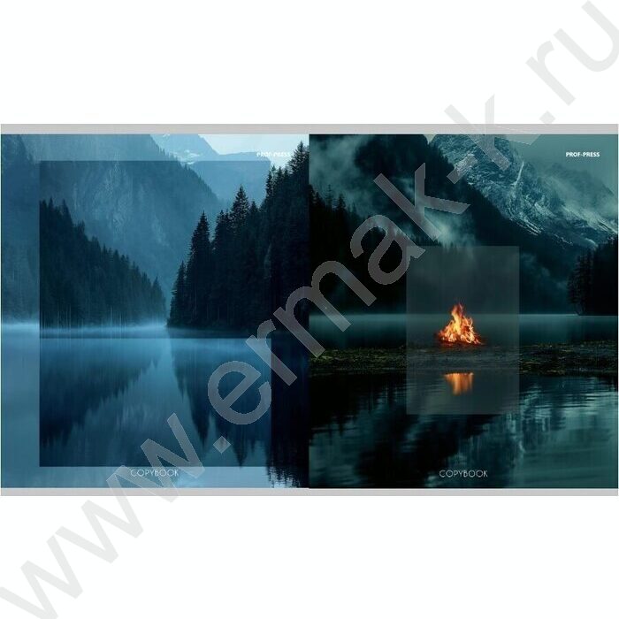Тетрадь  48л клетка "Великолепие природы-2" /перевертыши ассорти | Фото 4