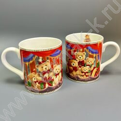 Набор посуды: 2 Кружки керам 220мл "Медвежата" NEW | Фото 1
