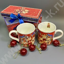 Набор посуды: 2 Кружки керам 220мл "Медвежата" NEW | Фото 6