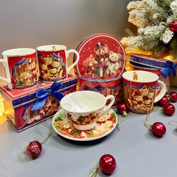 Набор посуды: 2 Кружки керам 220мл "Медвежата" NEW | Фото 8