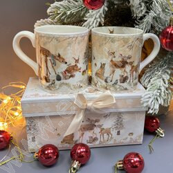 Набор посуды: 2 Кружки керам 220мл "Олененок" NEW | Фото 6