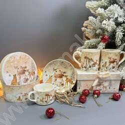 Набор посуды: 2 Кружки керам 220мл "Олененок" NEW | Фото 8