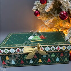 Набор посуды: 2 Кружки и 2 блюдца керам 120мл "Елочки" NEW | Фото 4