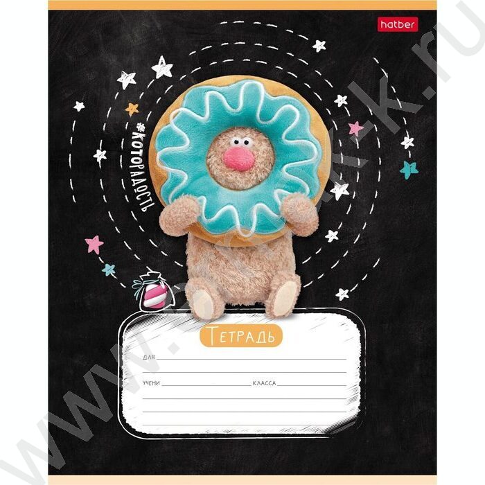 Тетрадь  18л клетка "Кофейные коты" 5видов | Фото 4