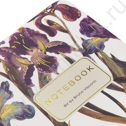Блокнот  30л А6 "Flora.Ирисы" 70 г/м2 бежевая бумага | Фото 6