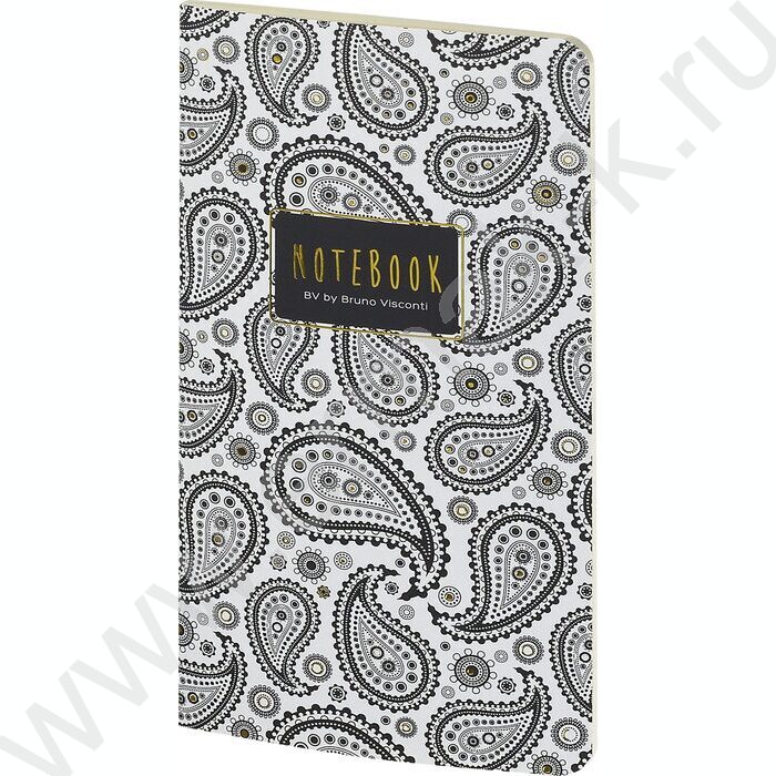 Блокнот  30л А6 "BLACK&WHITE.Восточные мотивы" 70 г/м2 бежевая бумага | Фото 2