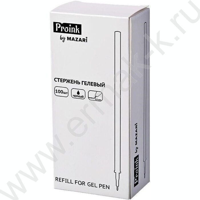 Стержень гел. черный 130мм 0,5мм /игла/ | Фото 2