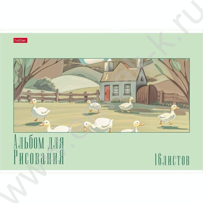 Альбом д/рисования 16л "Лето на ферме" /ламинация Soft-touch/ ассорти | Фото 3