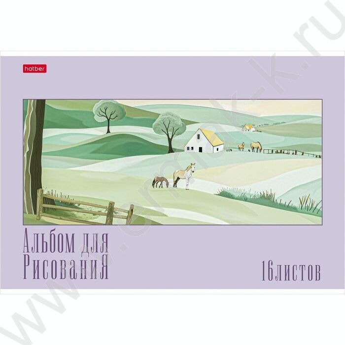 Альбом д/рисования 16л "Лето на ферме" /ламинация Soft-touch/ ассорти | Фото 4