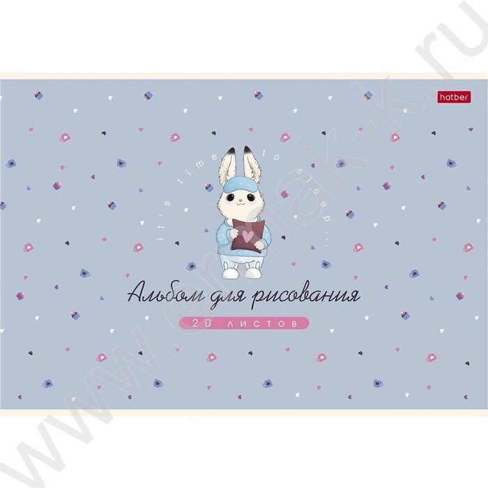 Альбом д/рисования 20л "Милашка Банни" /ламинация Soft-touch/ 5видов | Фото 2