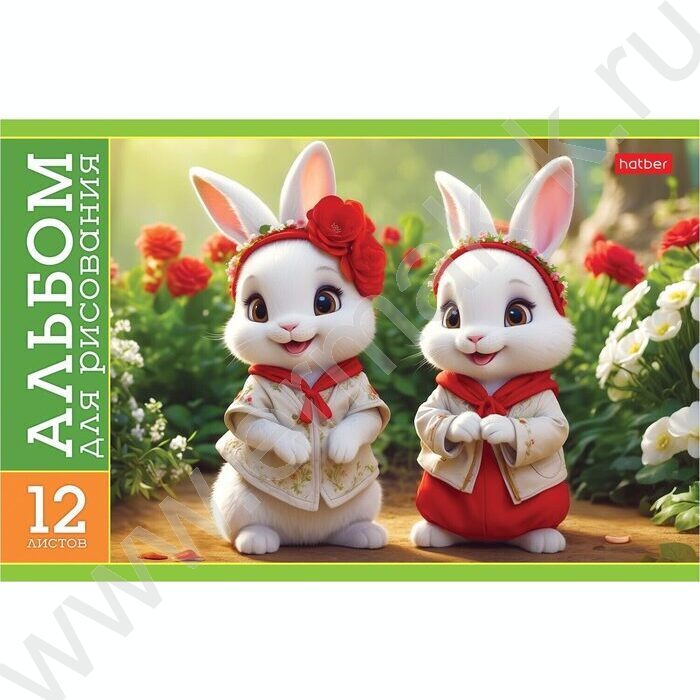 Альбом д/рисования 12л А5 "Пушистые милашки" | Фото 2