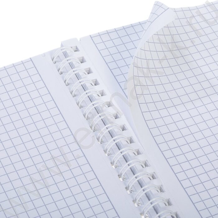 Тетрадь  80л А4 клетка/спираль-перфорация "Drops" /глянц. ламин./ | Фото 5