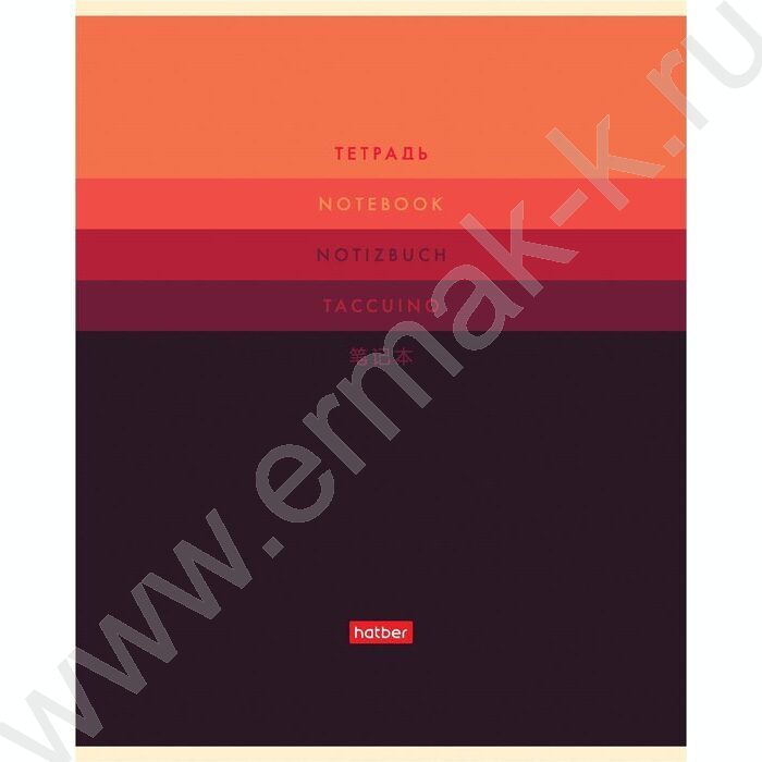 Тетрадь  40л линейка "Colors" /ламинация Soft-touch/ 5видов | Фото 3