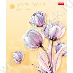 Тетрадь  80л клетка "Эстетика цветов" /ламинация Soft-touch/ 5видов NEW | Фото 5
