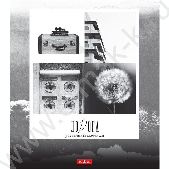 Тетрадь  96л клетка/пластик обл. "Моменты путешествий" ассорти | Фото 2