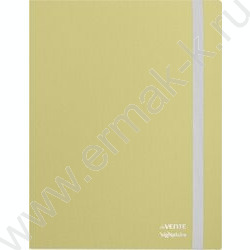 Папка на резинках sigNATURE фактура "ткань", 3 клапана, оливковая А4 0,65мм NEW | Фото 1