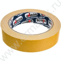 Скотч двустор.полипропилен белый 25*25 Unibob | Фото 2