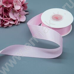 Лента атлас 2,5см*22,85м 25ярд светло-розовая | Фото 2