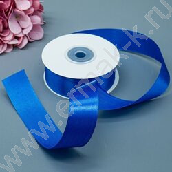 Лента атлас 2,5см*22,85м 25ярд ярко-синяя | Фото 2