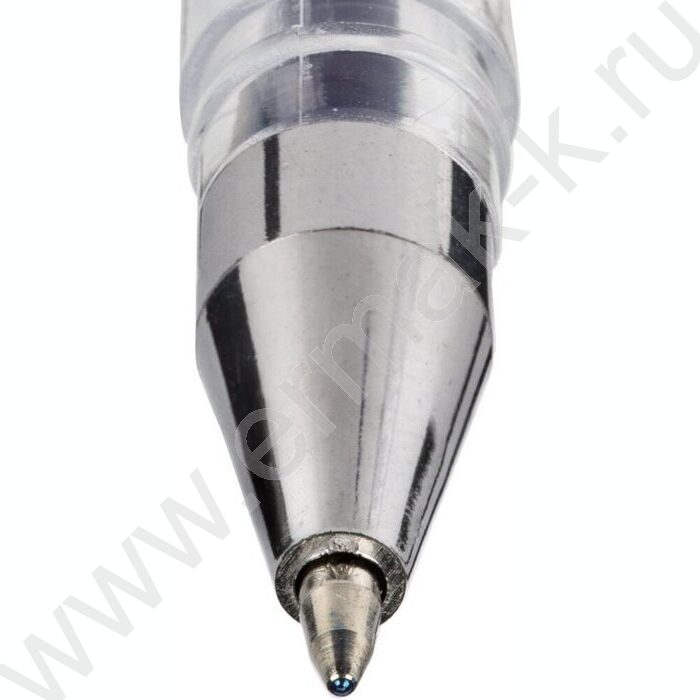 Ручка гелевая черная 0,5мм "Basic" GP-789 /прозр.корпус | Фото 4