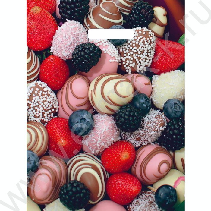 Пакет вырубной 31*40см/60 мкм Сладкий букет | Фото 1