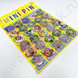 Набор значков Ø 4,5см "Монстрики"  /30шт | Фото 2