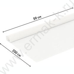 Бумага креповая 50*250см Белая 32г/м2 NEW | Фото 3