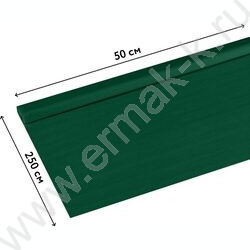 Бумага креповая 50*250см Темно-зеленая 32г/м2 NEW | Фото 3