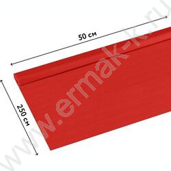Бумага креповая 50*250см Темно-коралловая 32г/м2 NEW | Фото 3