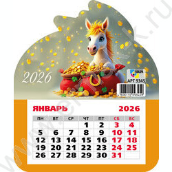 Календарь на магните фигурный 2026г "Символ года" NEW | Фото 1