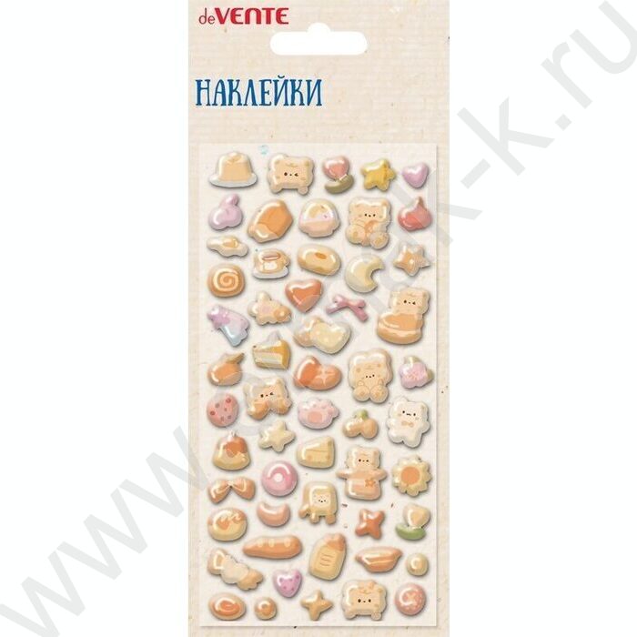 Наклейки эпоксидные 3D "Мишки на пикнике", в том числе для телефона, размер карточки 9*17,5см | Фото 1