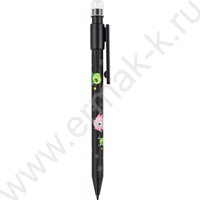 Карандаш механический 0,7мм с ластиком Black Excellence.Monsters | Фото 1
